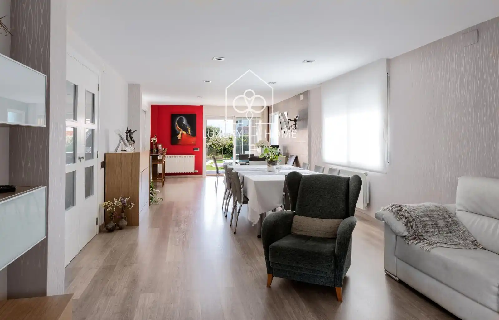 Sala d'estar de Casa o xalet en venda en Viladecans amb Aire condicionat, Calefacció i Parquet