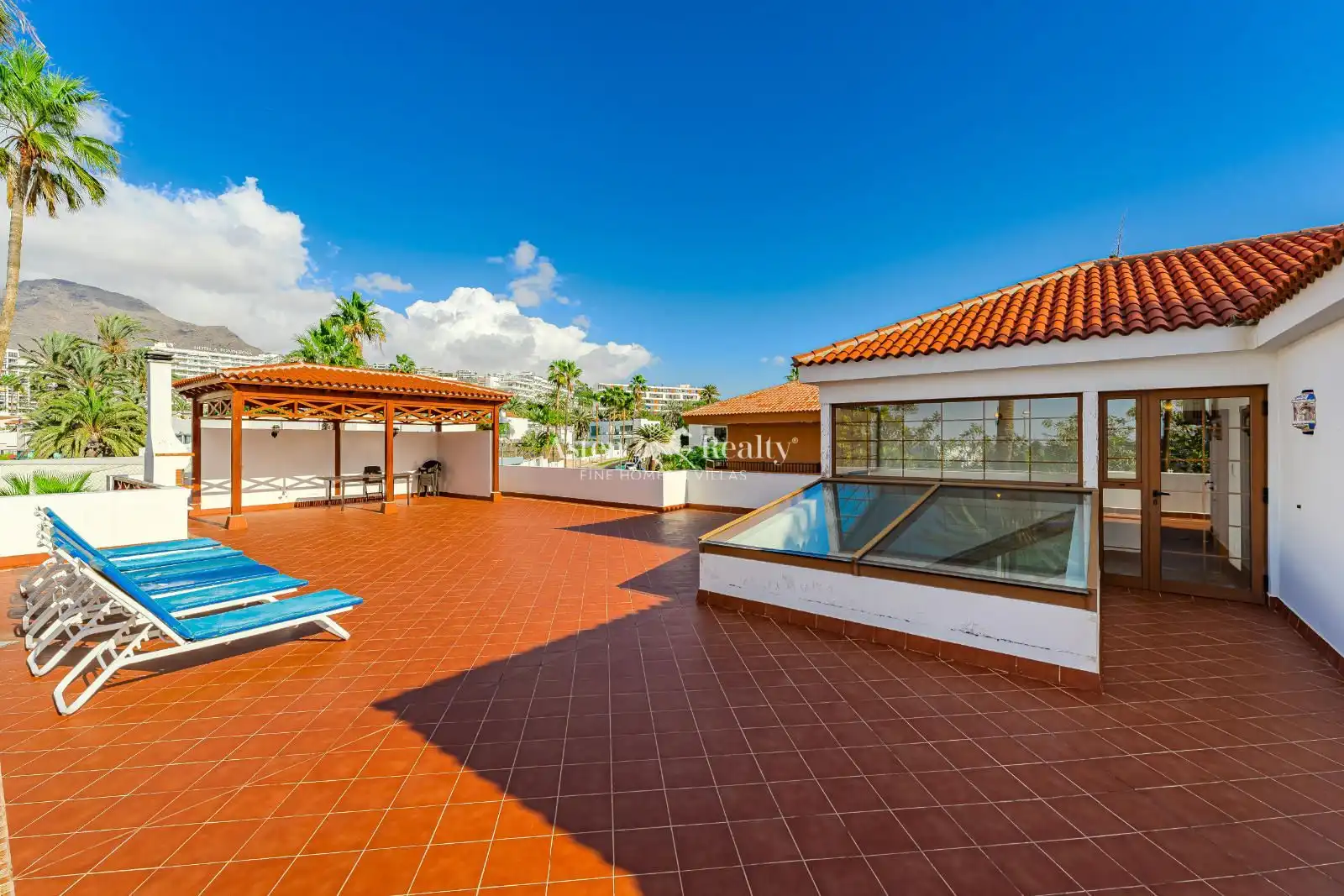 Exterior view of Houses for sale in Adeje  with Air Conditioner, Terrace and Swimming Pool