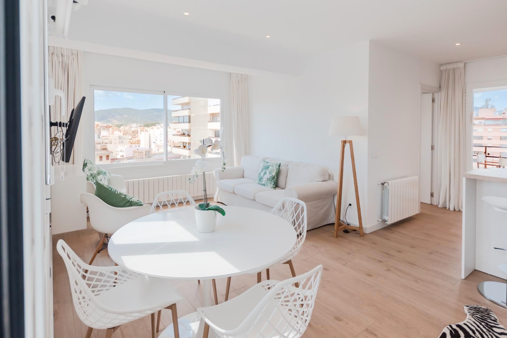 Sala d'estar de Àtic en venda en  Palma de Mallorca amb Aire condicionat, Calefacció i Parquet