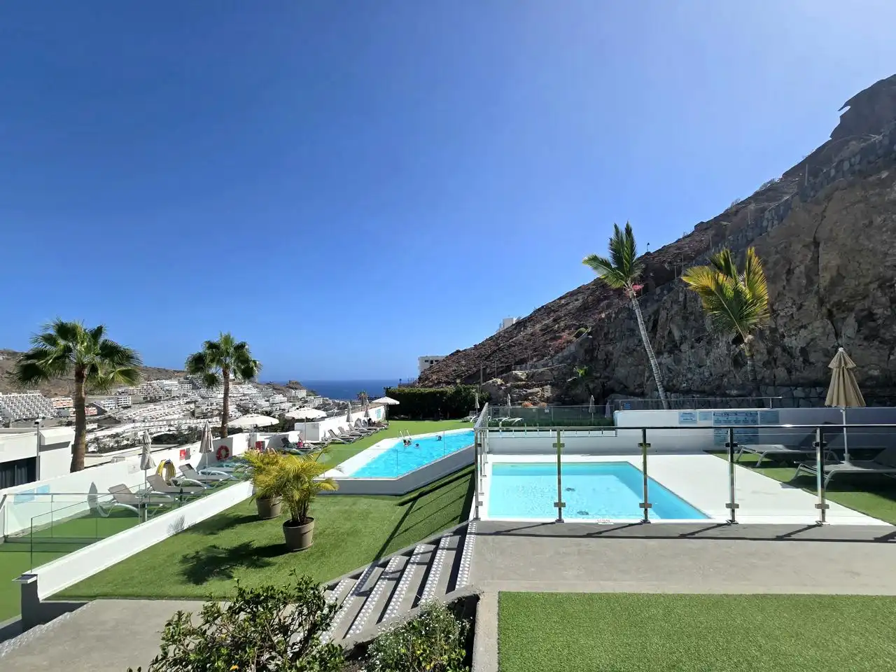Exterior view of Apartments for rent in Mogán  with Terrace, Furnished and Balcony