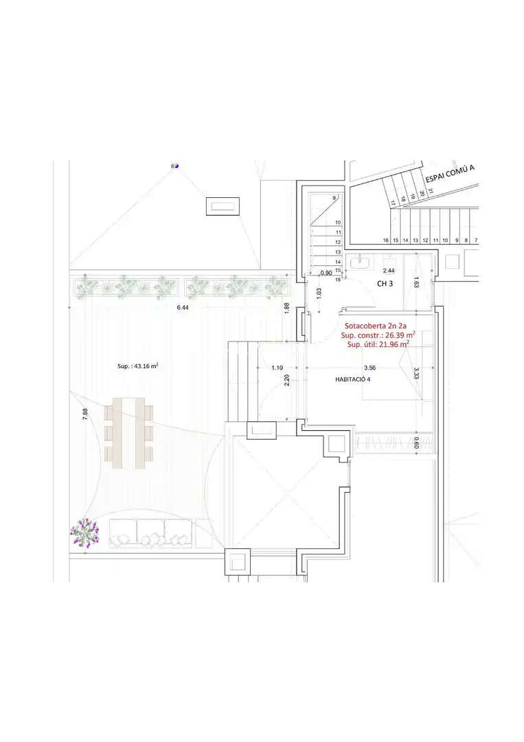 Penthouse mit Pool zum Verkauf in Centre Vila, imagen 57