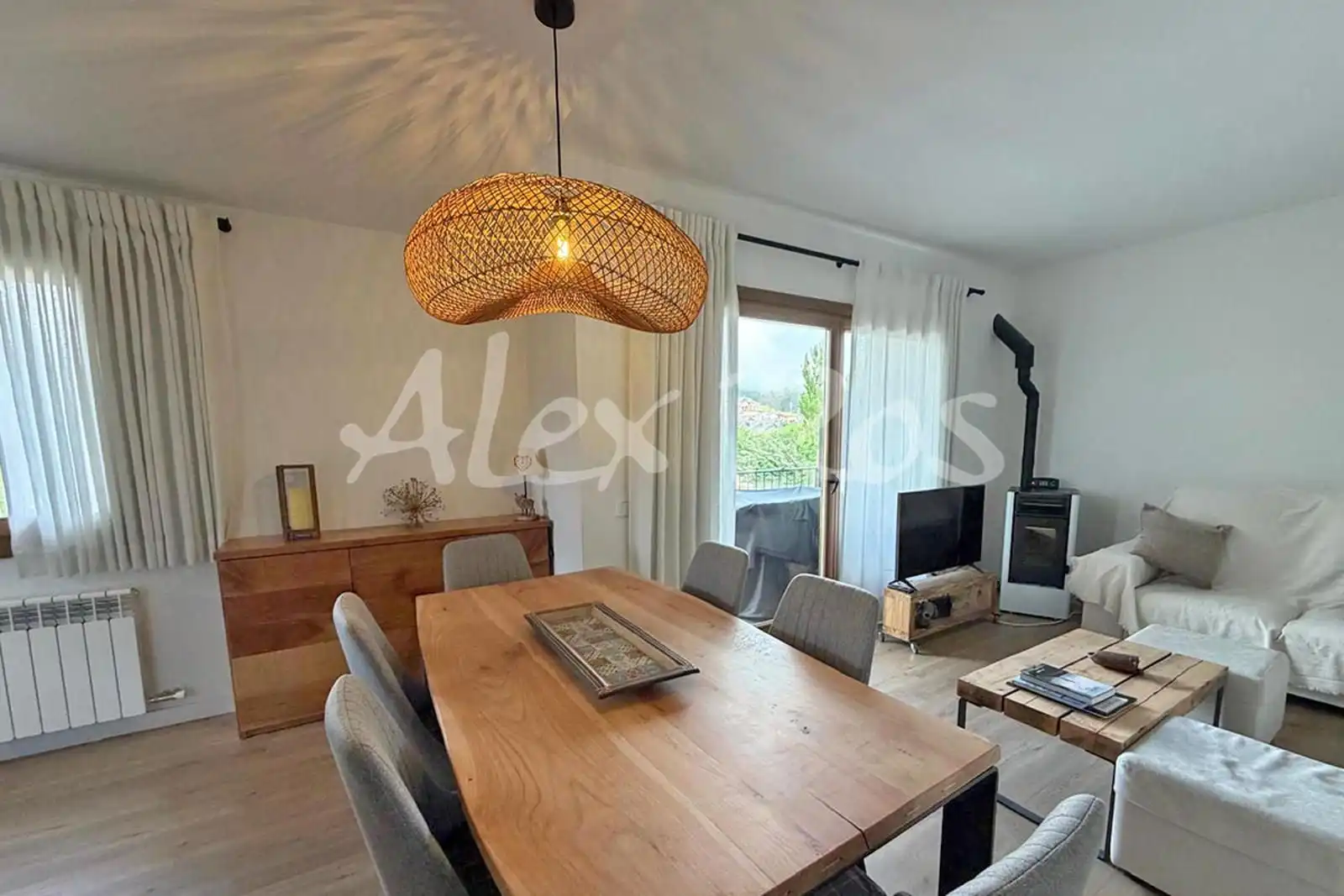 Esszimmer von Wohnung zum Verkauf in Bellver de Cerdanya mit Heizung und Abstellraum