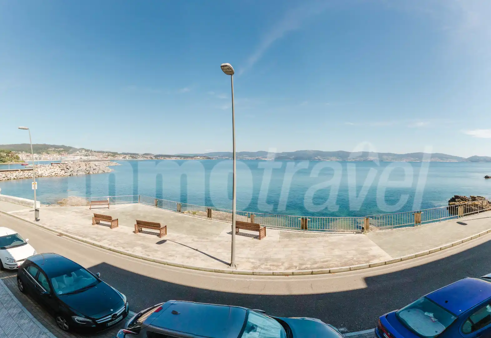 Exterior view of Flat for rent in Sanxenxo  with Furnished, Oven and Washing machine