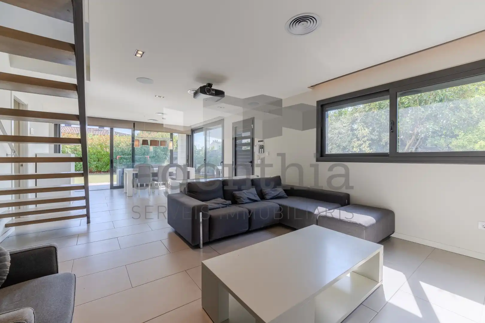 Living room of Houses for sale in Vilobí d'Onyar  with Heating, Storage room and Furnished