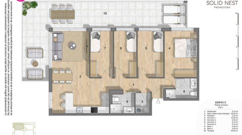 Foto 2 de Piso en venta en Carrer Francesc Macià, 13, Vilablareix, Girona