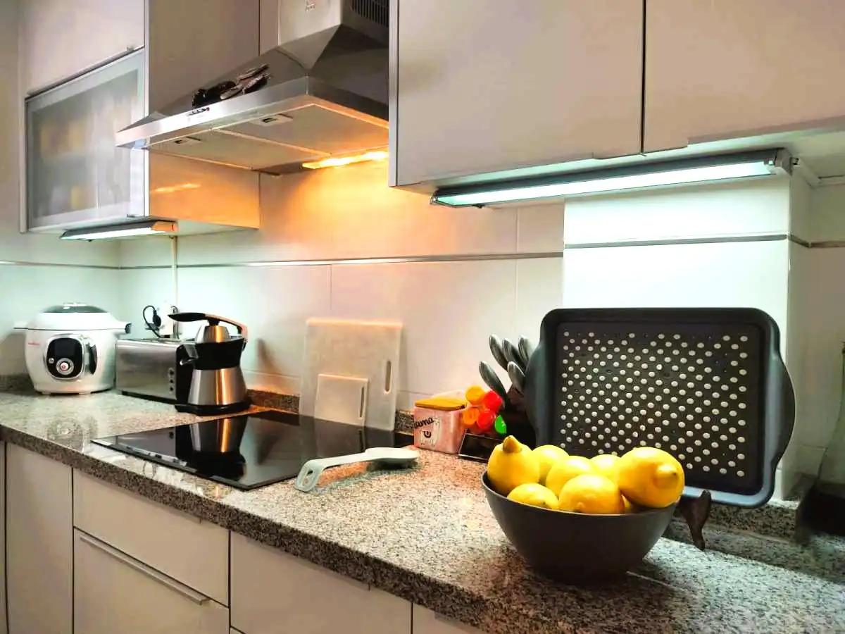 Kitchen of Detached homes for sale in Sagunto / Sagunt  with Air Conditioner and Swimming Pool