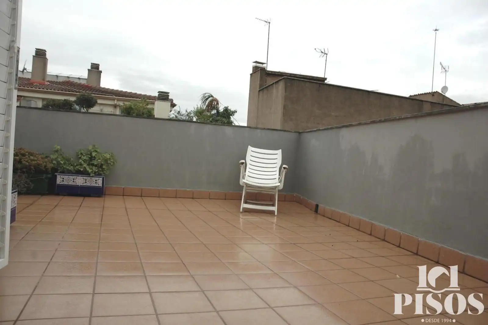 Terraza de Ático de alquiler en Terrassa con Terraza