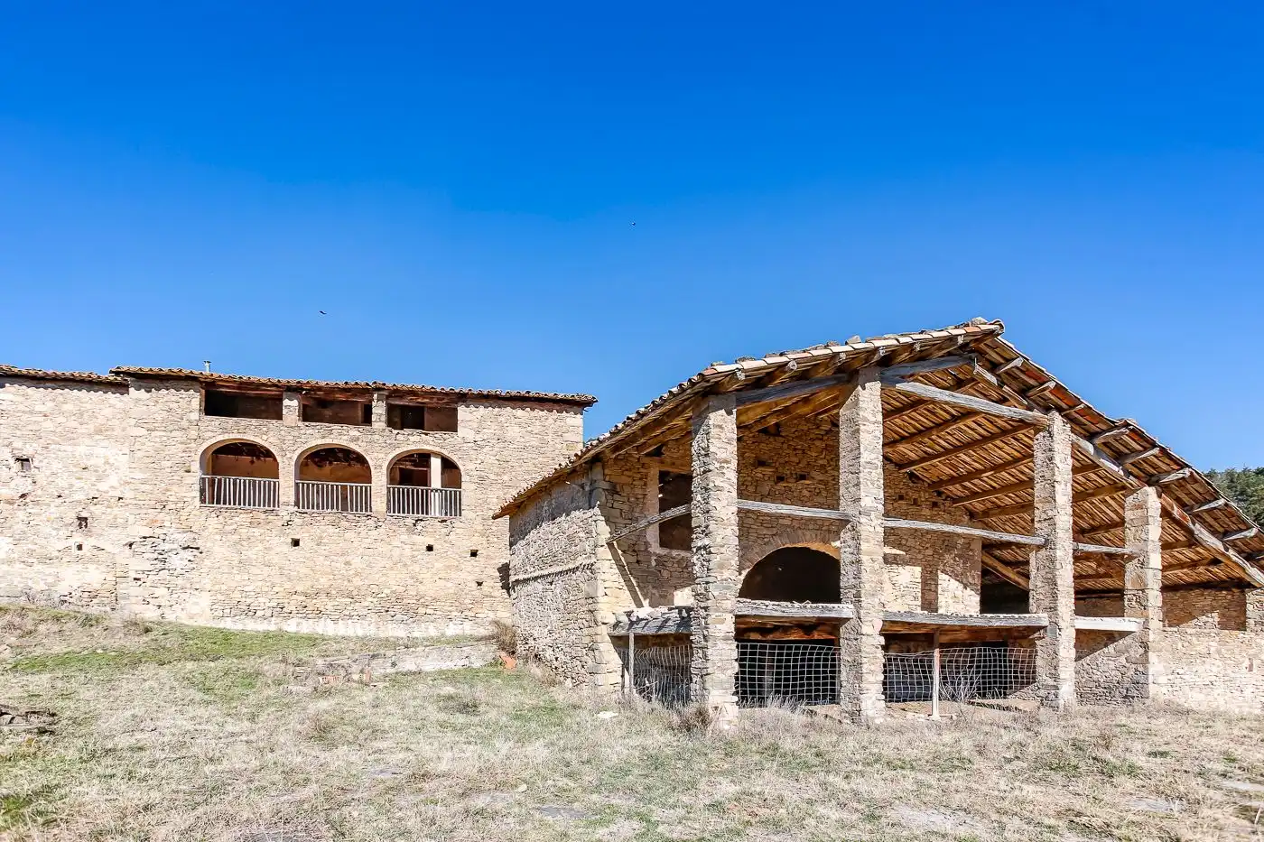 Vista exterior de Finca rústica en venta en Les Llosses con Jardín privado