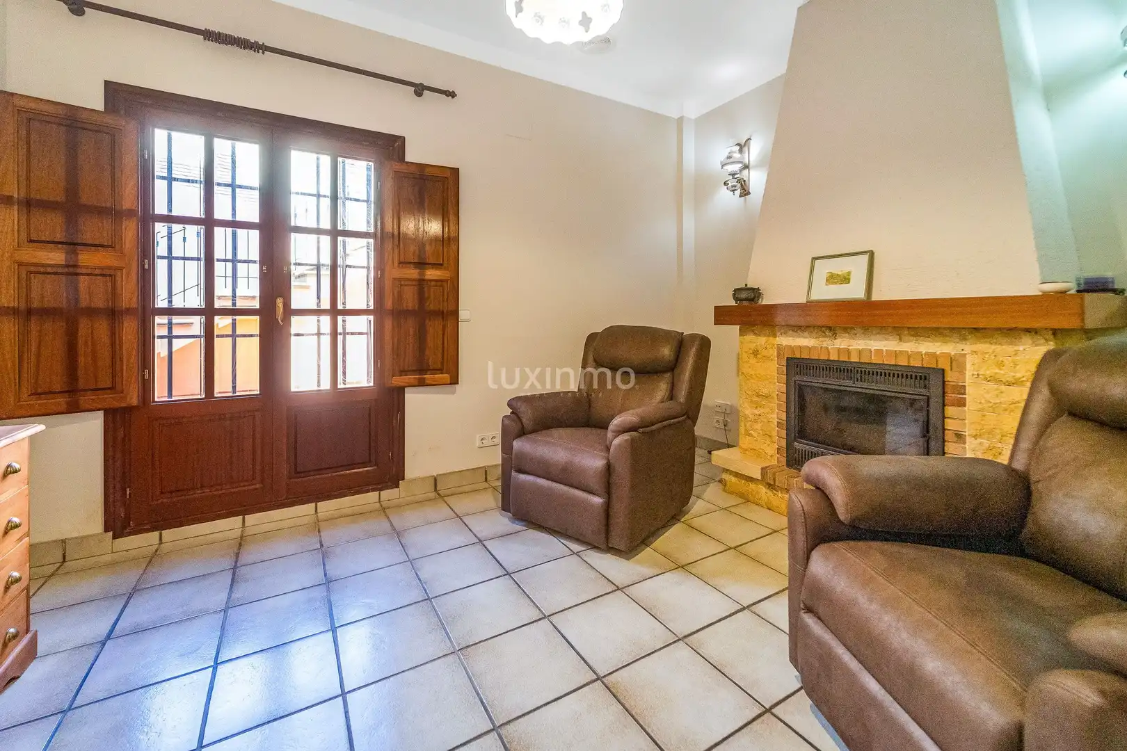 Living room of Houses for sale in Calpe / Calp  with Air Conditioner, Heating and Terrace