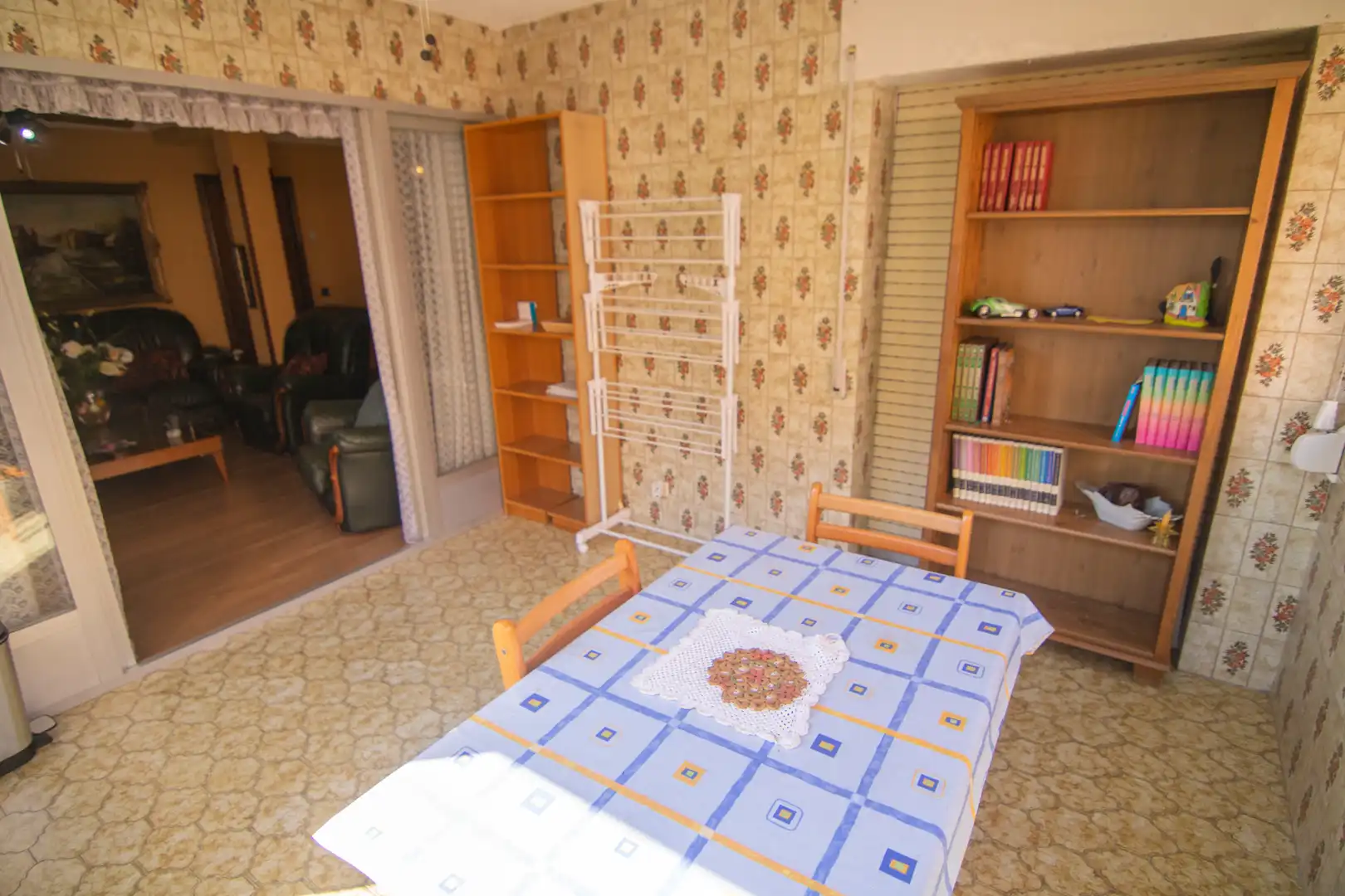 Wohnzimmer von Wohnung zum Verkauf in Madrid mit Heizung, Terrasse und Möbliert