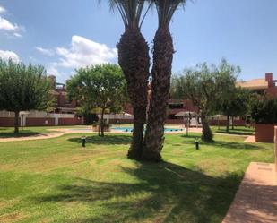 Jardí de Dúplex de lloguer en Cartagena amb Aire condicionat, Terrassa i Piscina