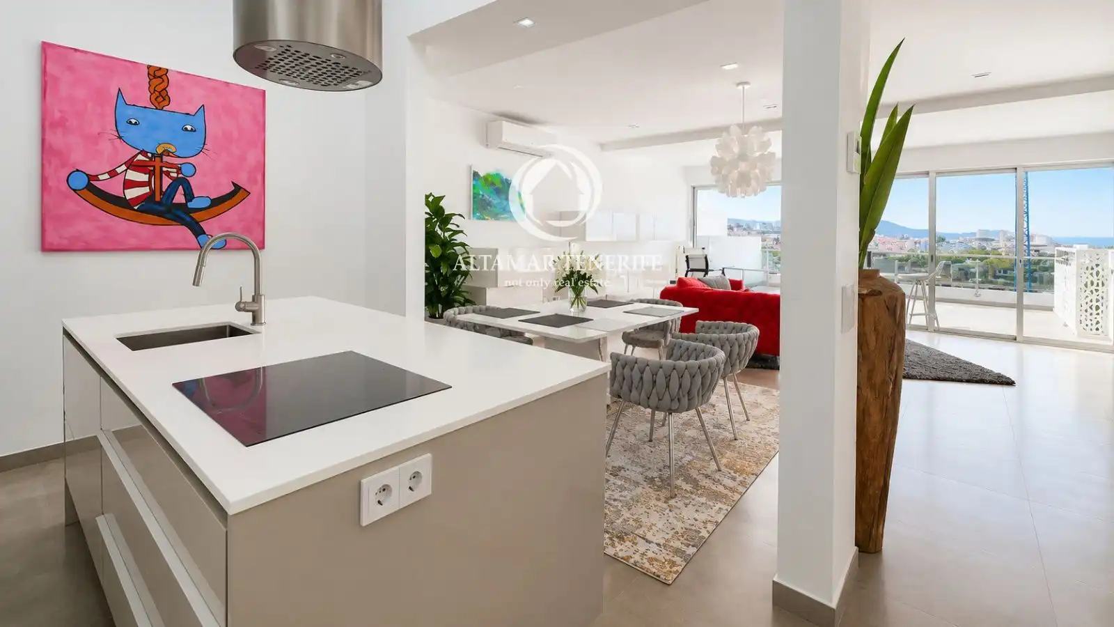 Cocina de Apartamento en venta en Adeje con Terraza, Trastero y Piscina