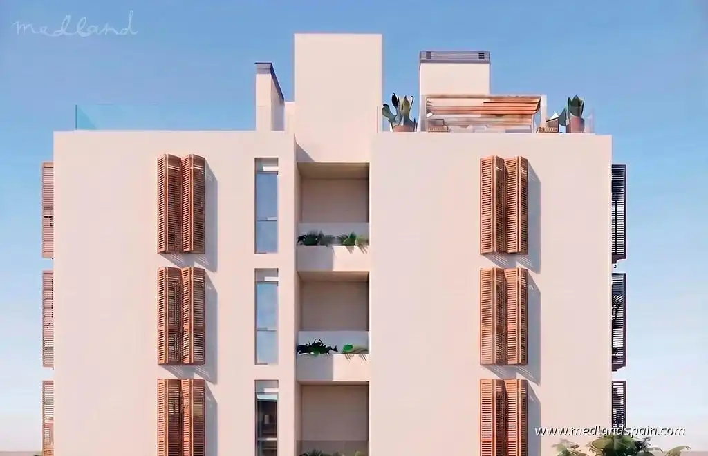 Vista exterior de Apartament en venda en San Pedro del Pinatar amb Aire condicionat, Calefacció i Terrassa