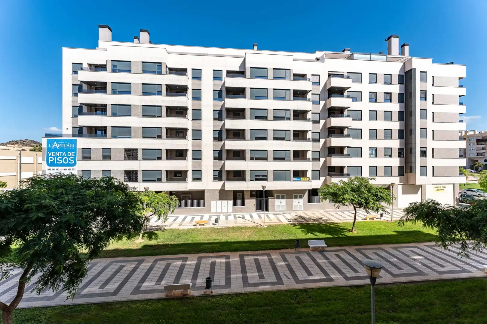 Exterior view of Flat for sale in Málaga  with Parquet flooring, Terrace and Storage room