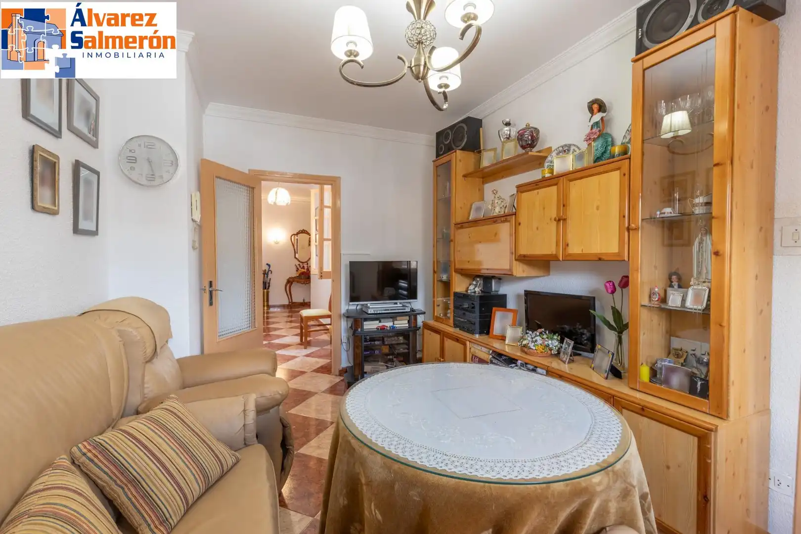 Sala de estar de Ático en venta en Granada