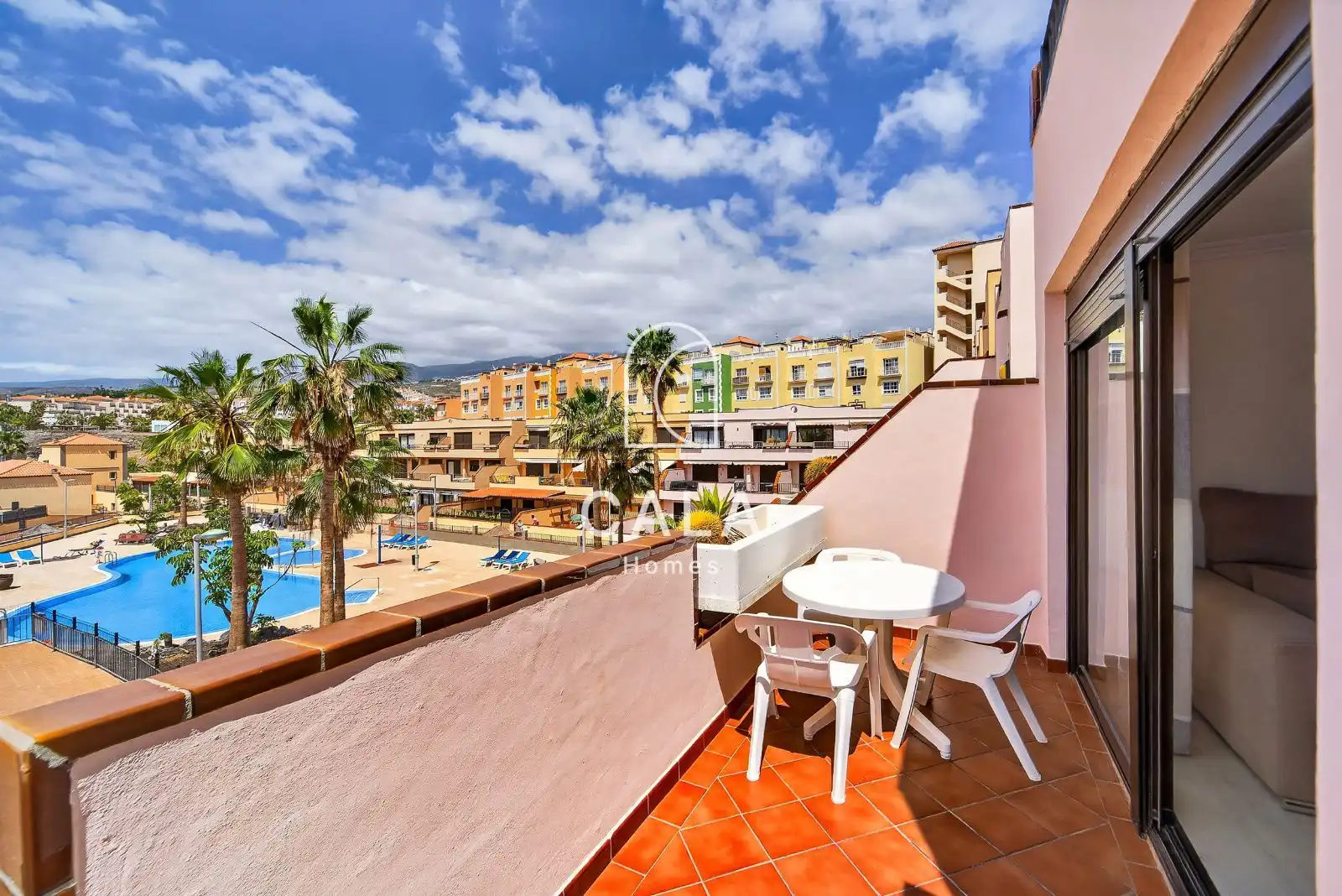 Terrasse von Maisonette zum Verkauf in Adeje mit Terrasse, Schwimmbad und Möbliert