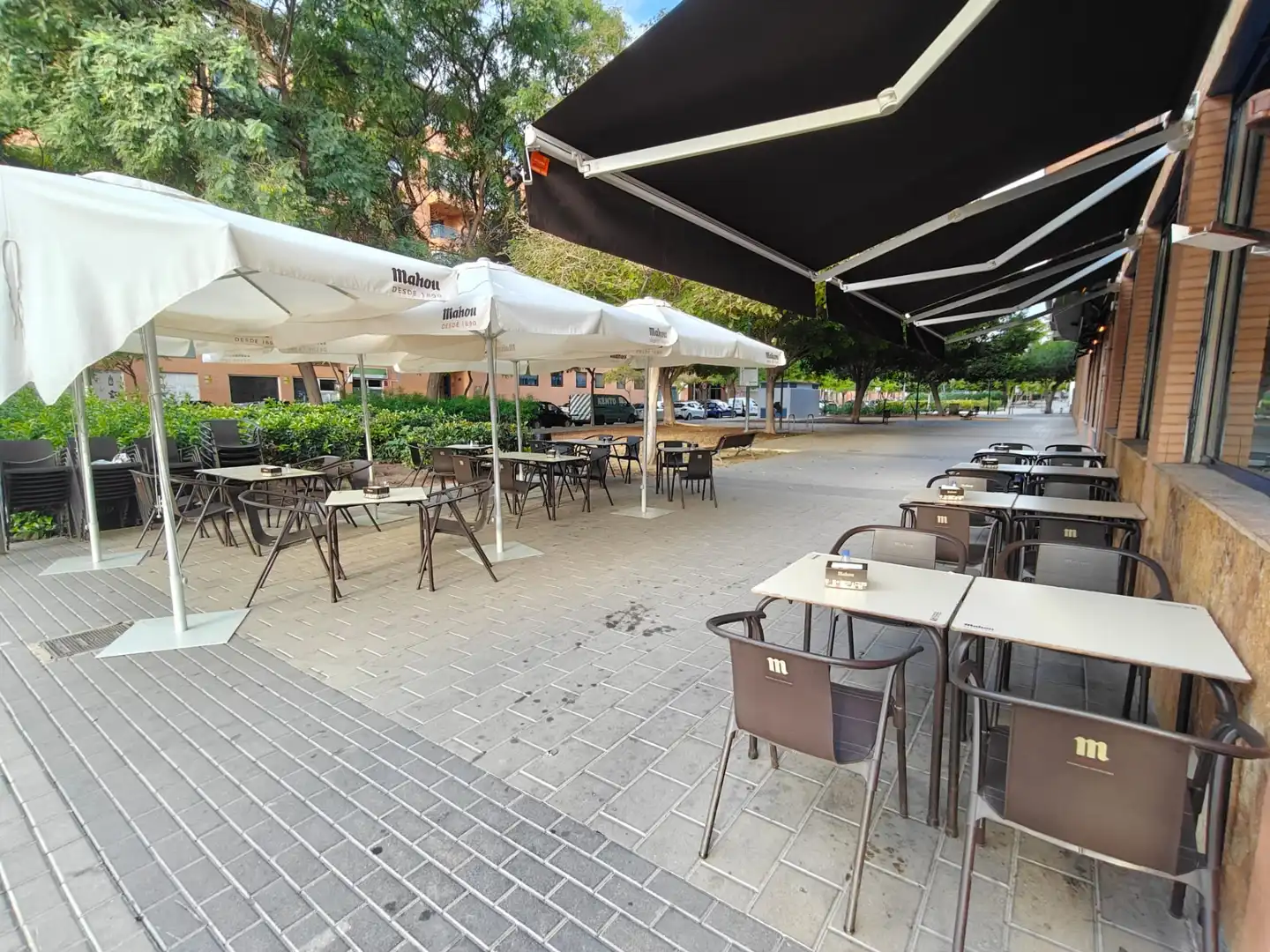 Terrasse von Geschaftsraum zum Verkauf in San Vicente del Raspeig / Sant Vicent del Raspeig mit Klimaanlage, Möbliert und Alarm