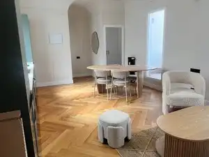 Esszimmer von Dachboden zum Verkauf in Madrid mit Klimaanlage, Heizung und Terrasse