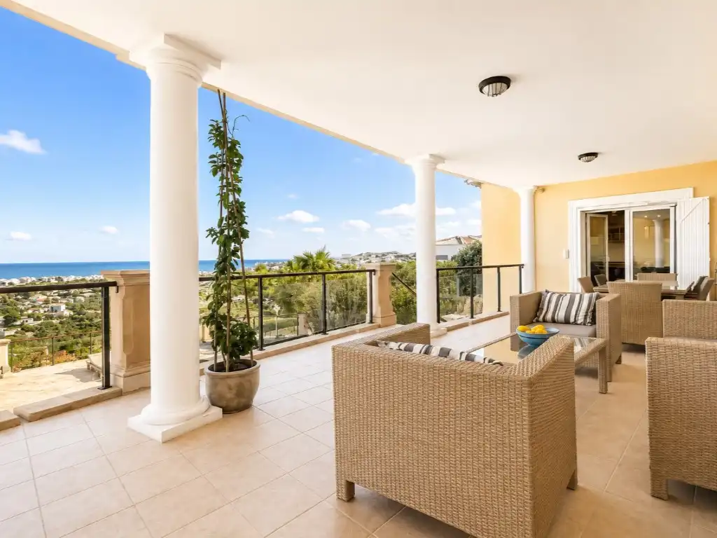 Terrassa de Casa o xalet en venda en Cap Martí - El Tossalet - Pinomar
