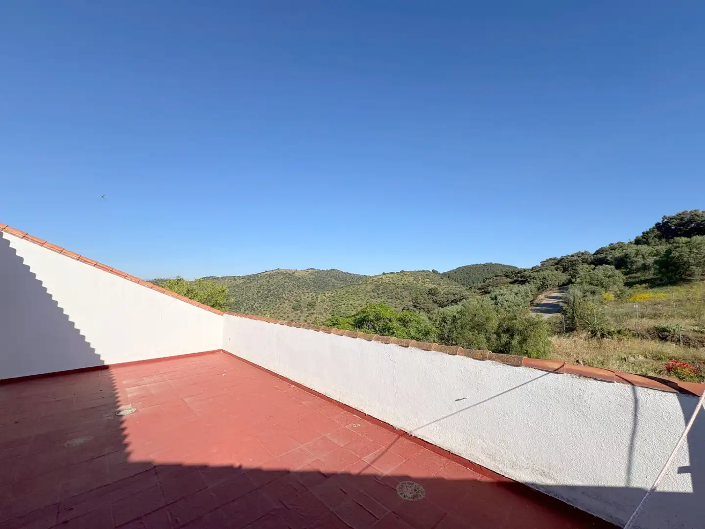 Terrassa de Finca rústica en venda en Casabermeja amb Aire condicionat, Calefacció i Jardí privat