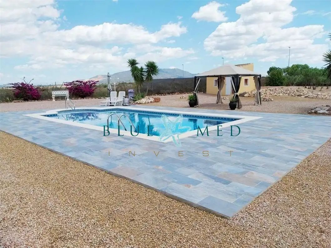 Piscina de Casa o chalet en venta en Alhama de Murcia con Aire acondicionado, Calefacción y Jardín privado