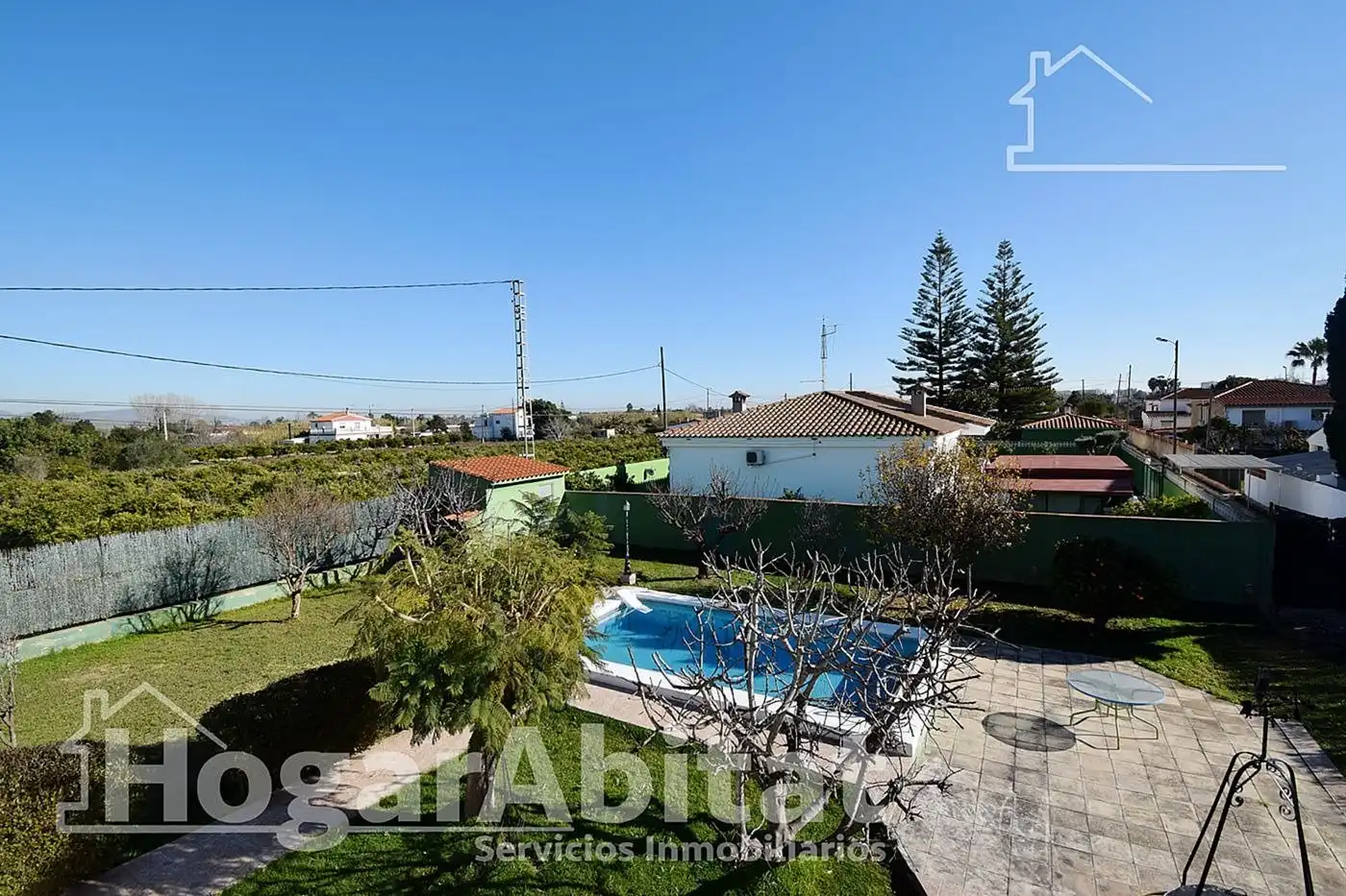 Exterior view of Houses for sale in Castellón de la Plana / Castelló de la Plana  with Terrace, Storage room and Swimming Pool