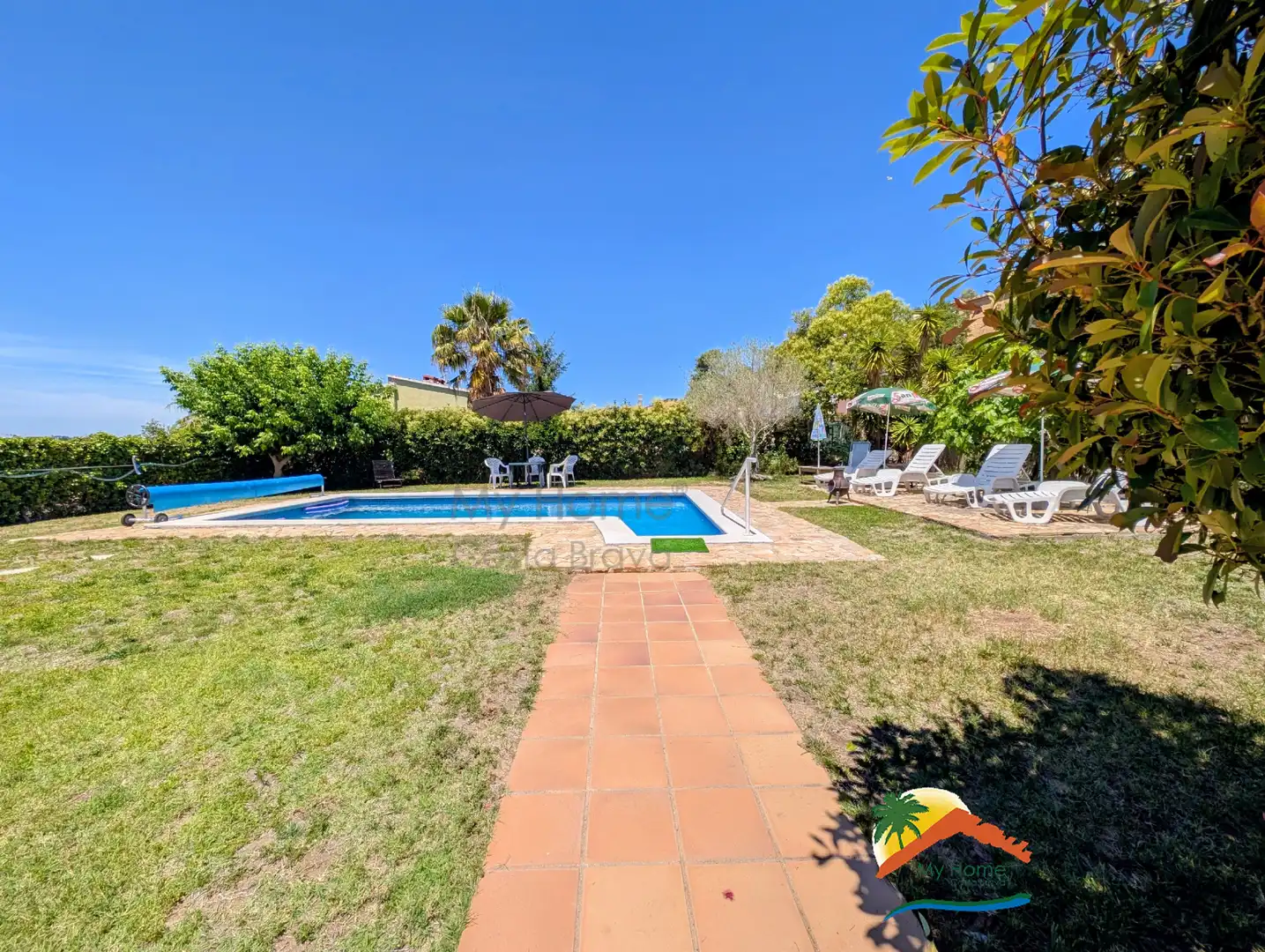 Garten von Haus oder Chalet zum Verkauf in Lloret de Mar mit Heizung, Privatgarten und Terrasse