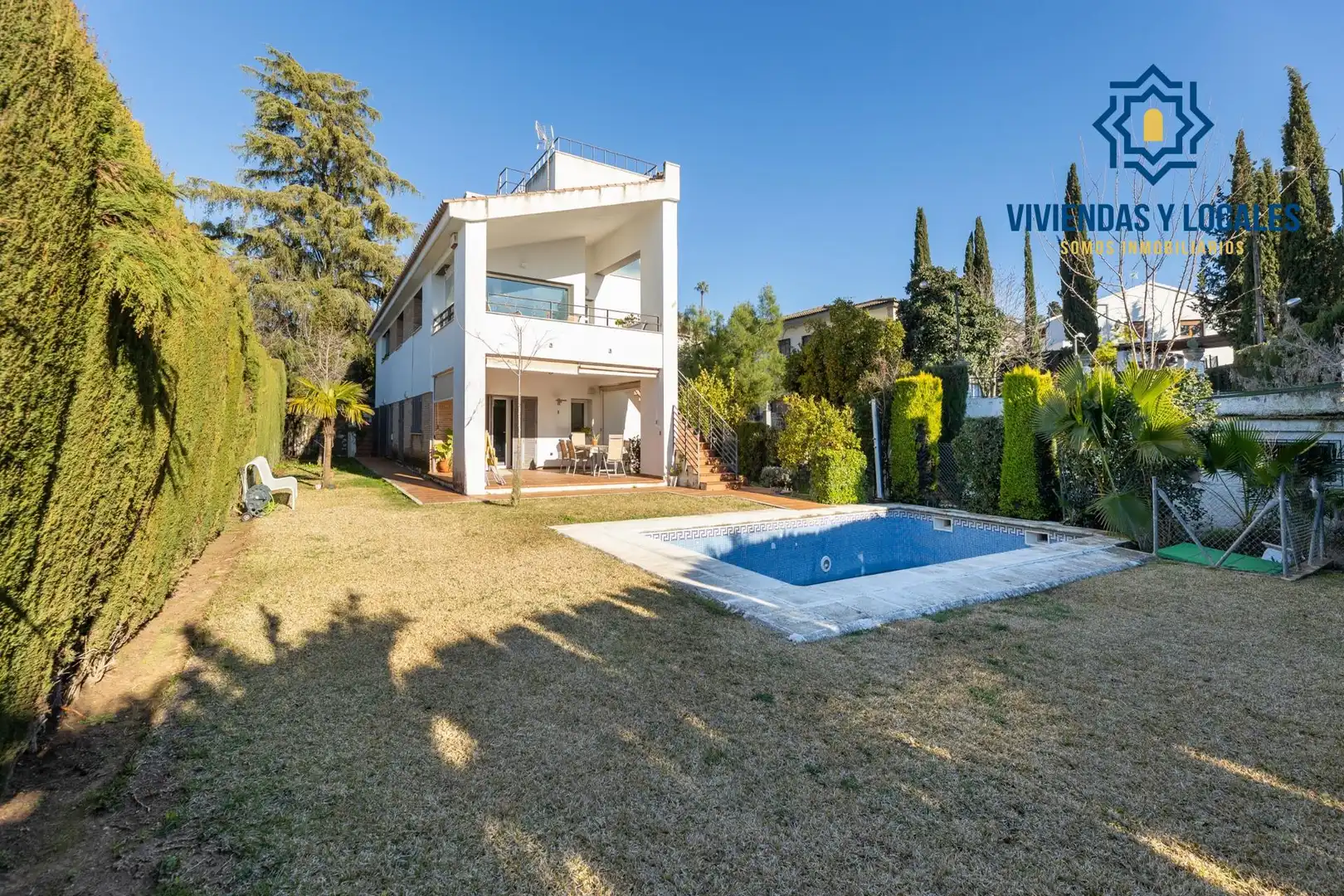 Jardí de Casa o xalet en venda en Cájar amb Piscina