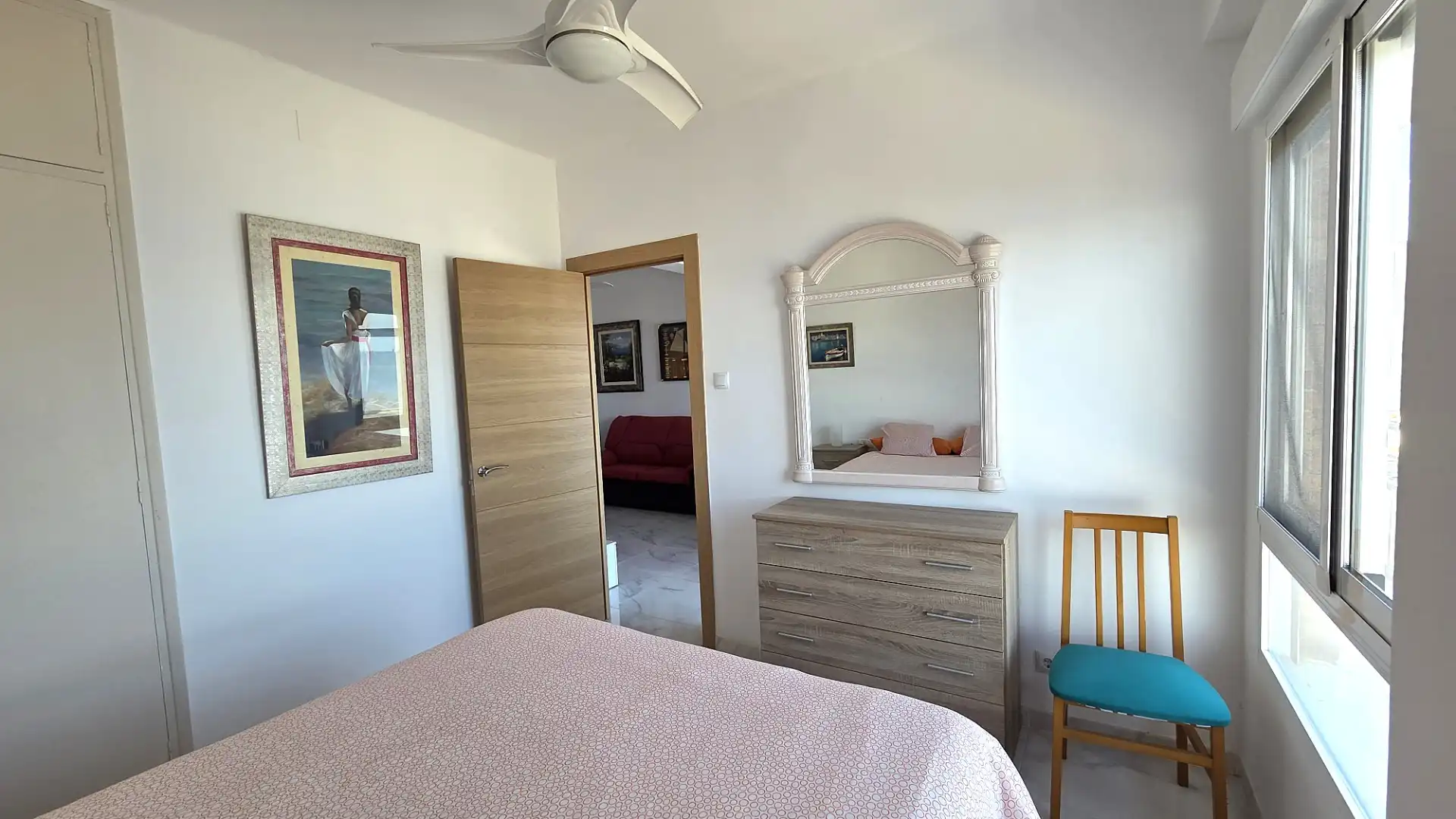 Bedroom of Flat for sale in Cartagena  with Terrace, Furnished and Oven