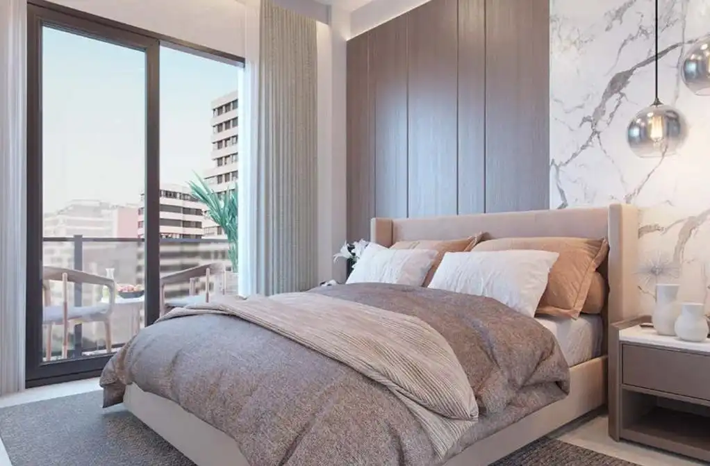 Dormitori de Apartament en venda en Málaga amb Aire condicionat, Calefacció i Jardí privat