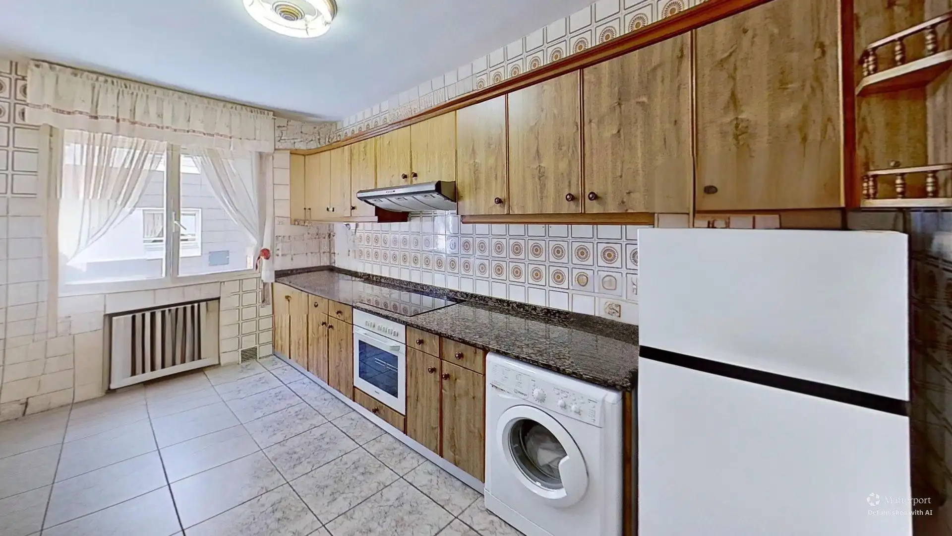 Küche von Wohnung zum Verkauf in Gijón  mit Heizung, Parkett und Terrasse