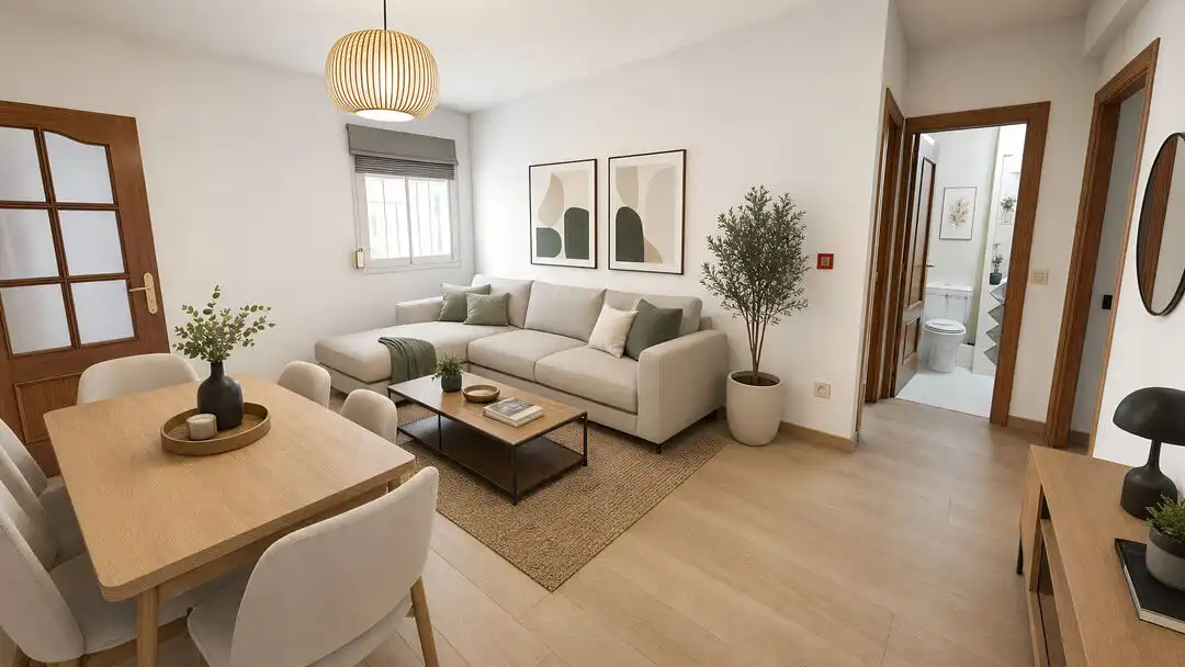 Living room of Flat for sale in Coslada  with Terrace, Storage room and Alarm