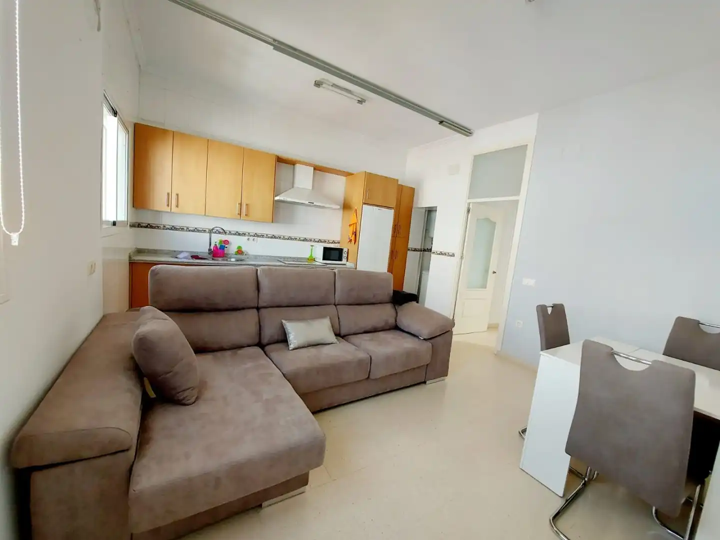 Living room of Flat for sale in Brenes  with Air Conditioner