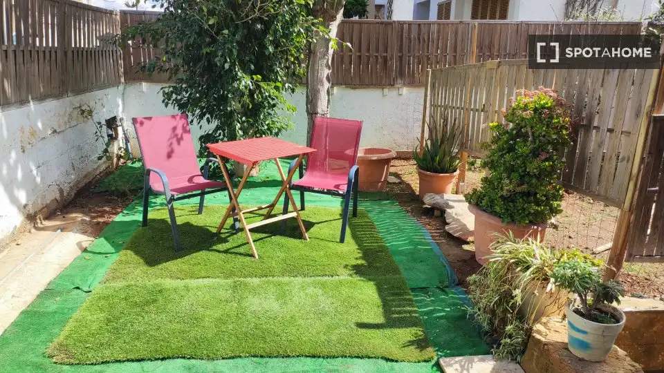 Terraza de Apartamento para compartir en Llucmajor con Aire acondicionado, Terraza y Amueblado