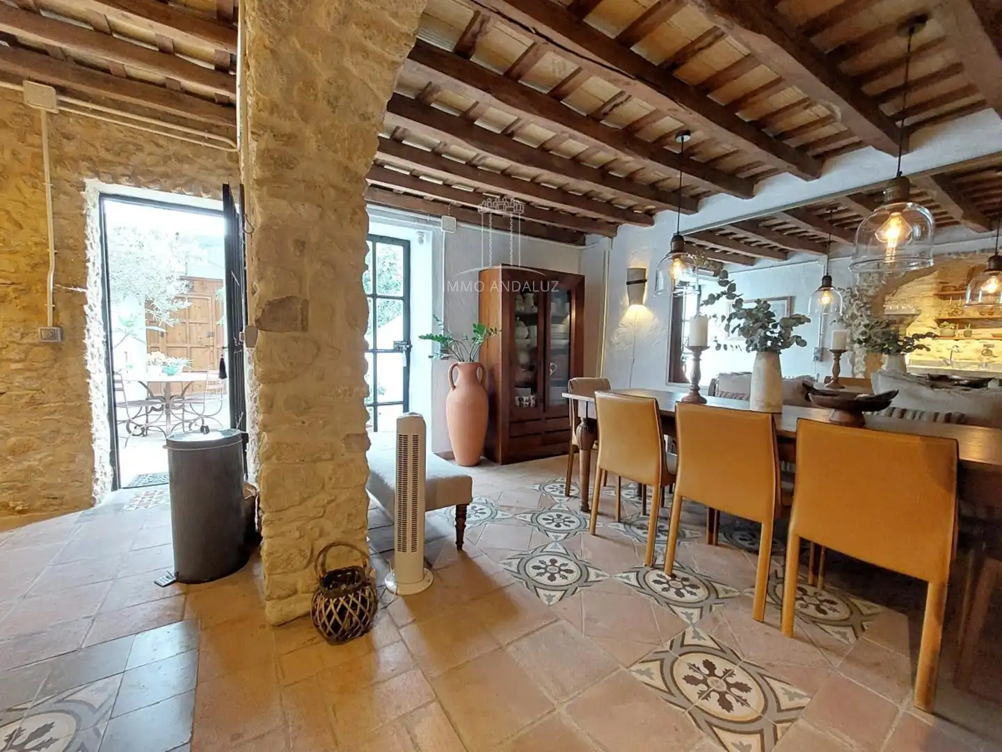 Esszimmer von Haus oder Chalet zum Verkauf in Medina Sidonia mit Heizung
