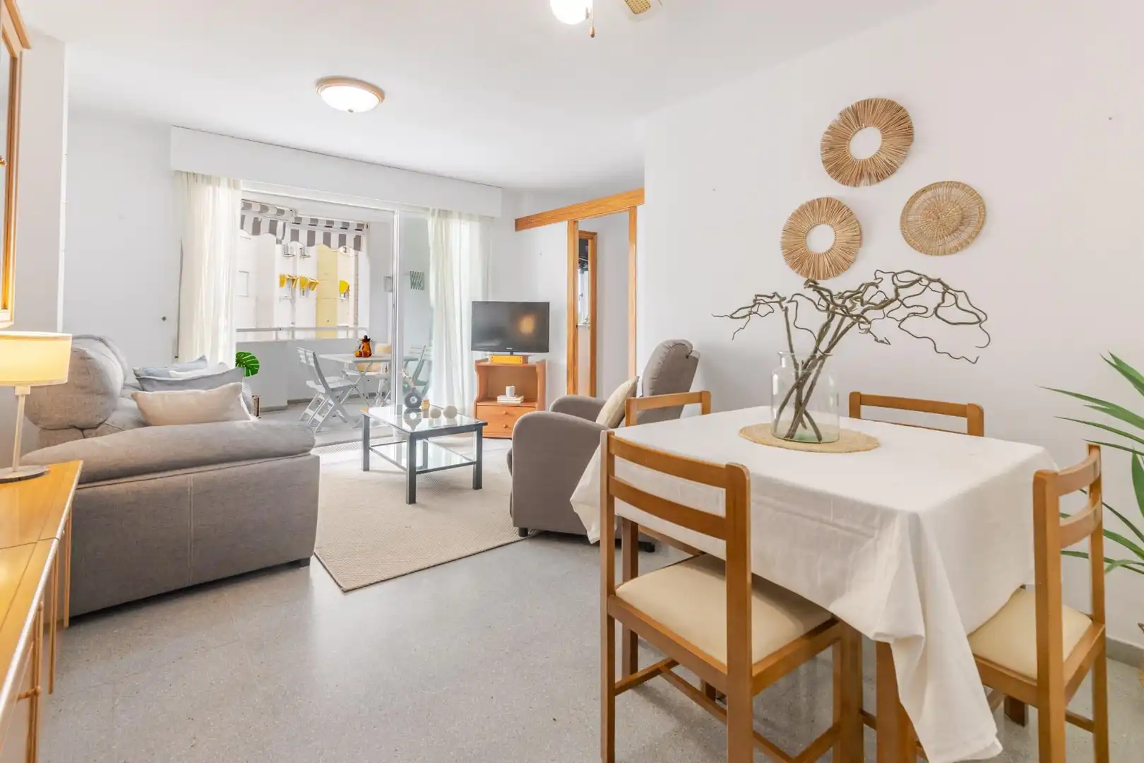 Living room of Flat for sale in Gandia  with Air Conditioner, Heating and Terrace