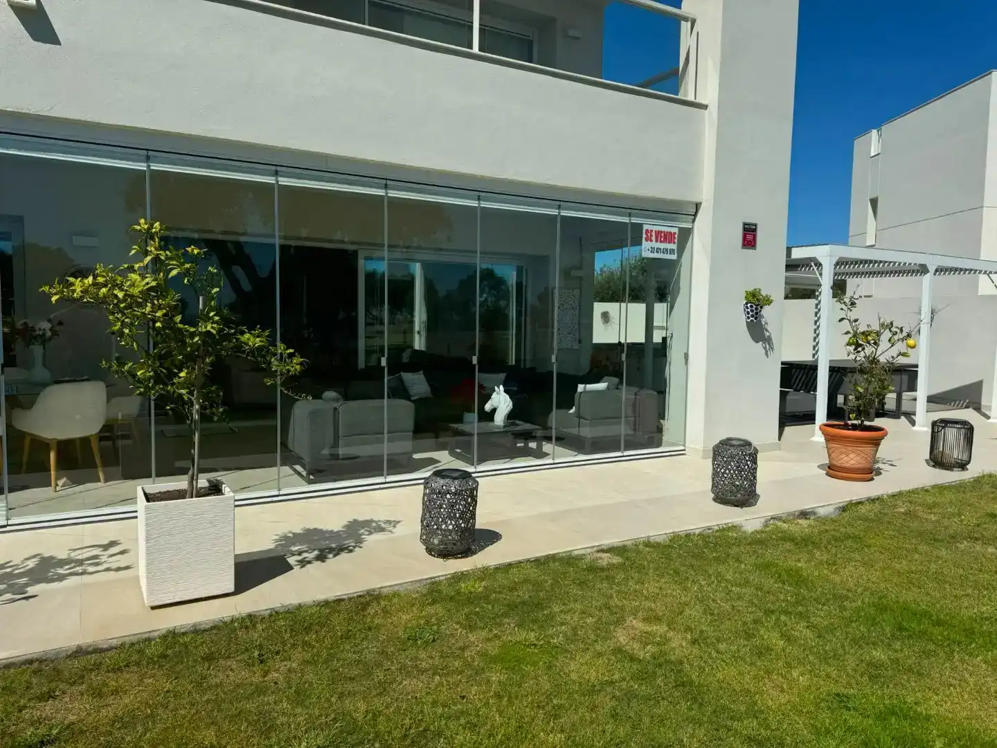 Terraza de Piso en venta en Sotogrande con Aire acondicionado, Calefacción y Jardín privado