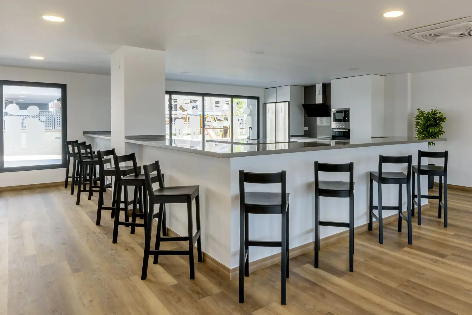 Cocina de Piso de alquiler en La Rinconada con Aire acondicionado, Calefacción y Parquet