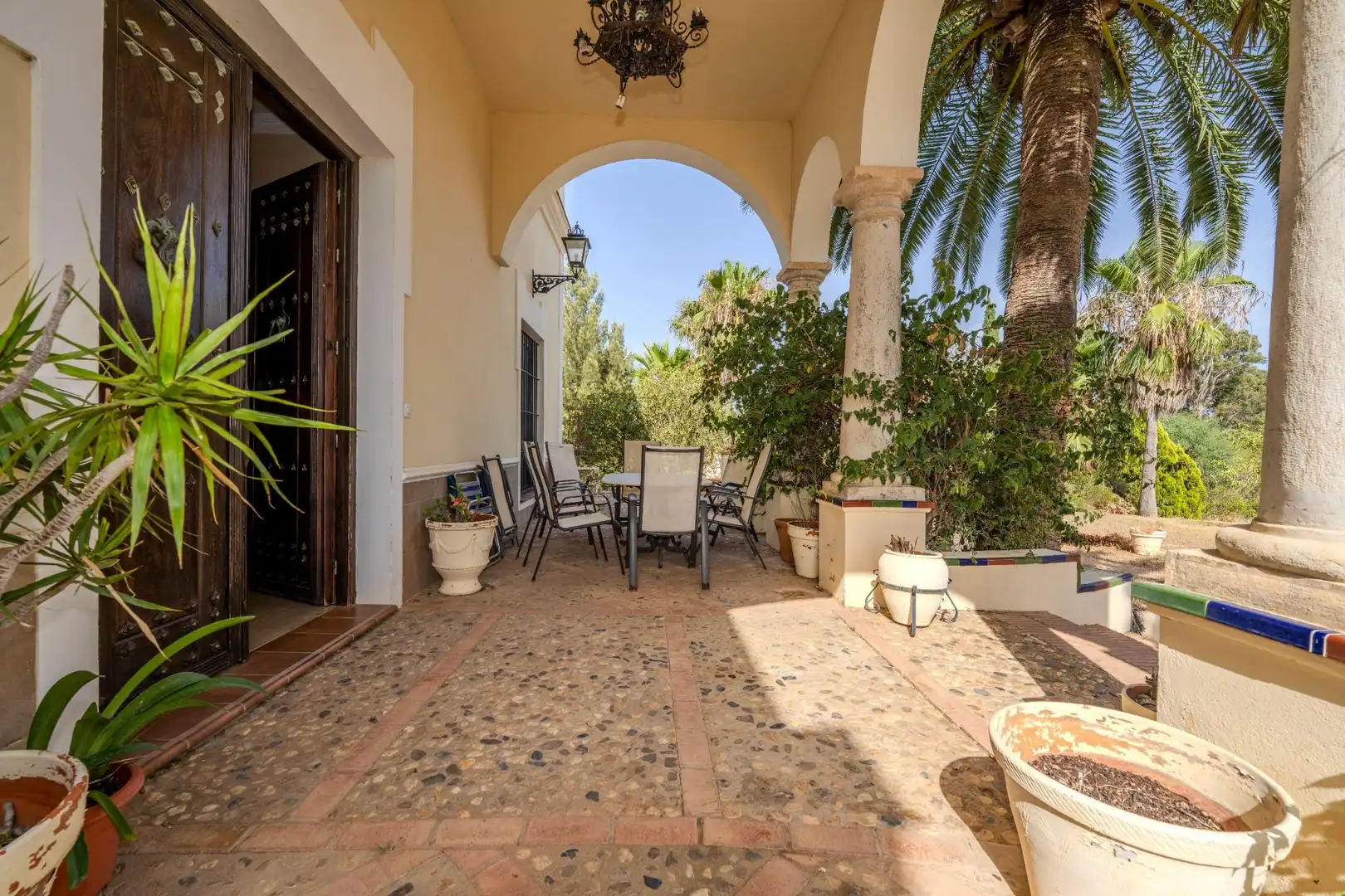 Terrasse von Country house zum Verkauf in Ayamonte mit Klimaanlage, Heizung und Privatgarten