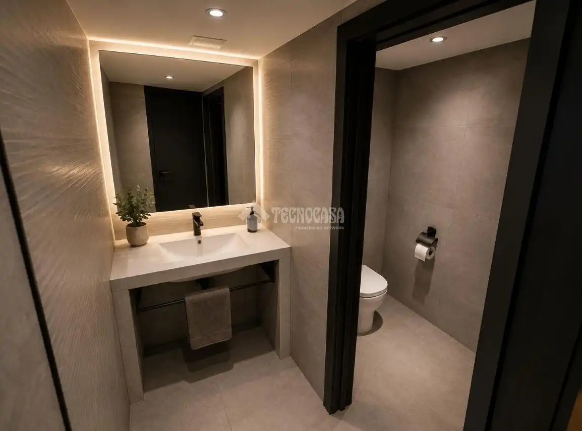 Baño de Dúplex en venta en Gijón 