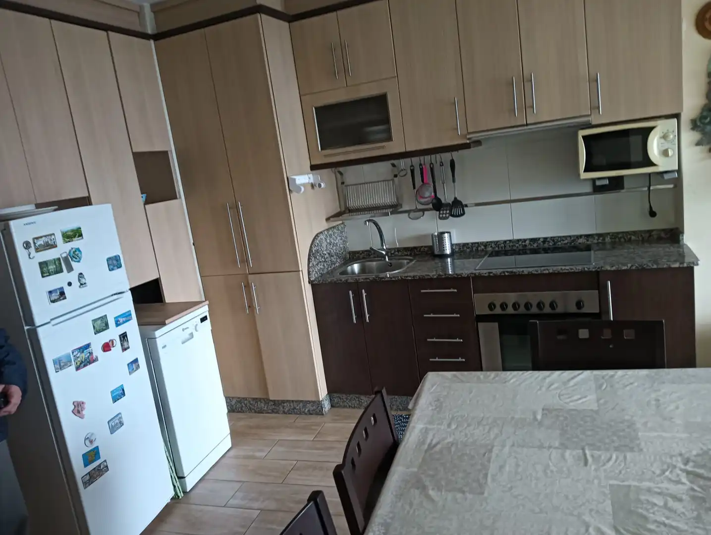 Küche von Wohnung zur Miete in Porto do Son mit Möbliert