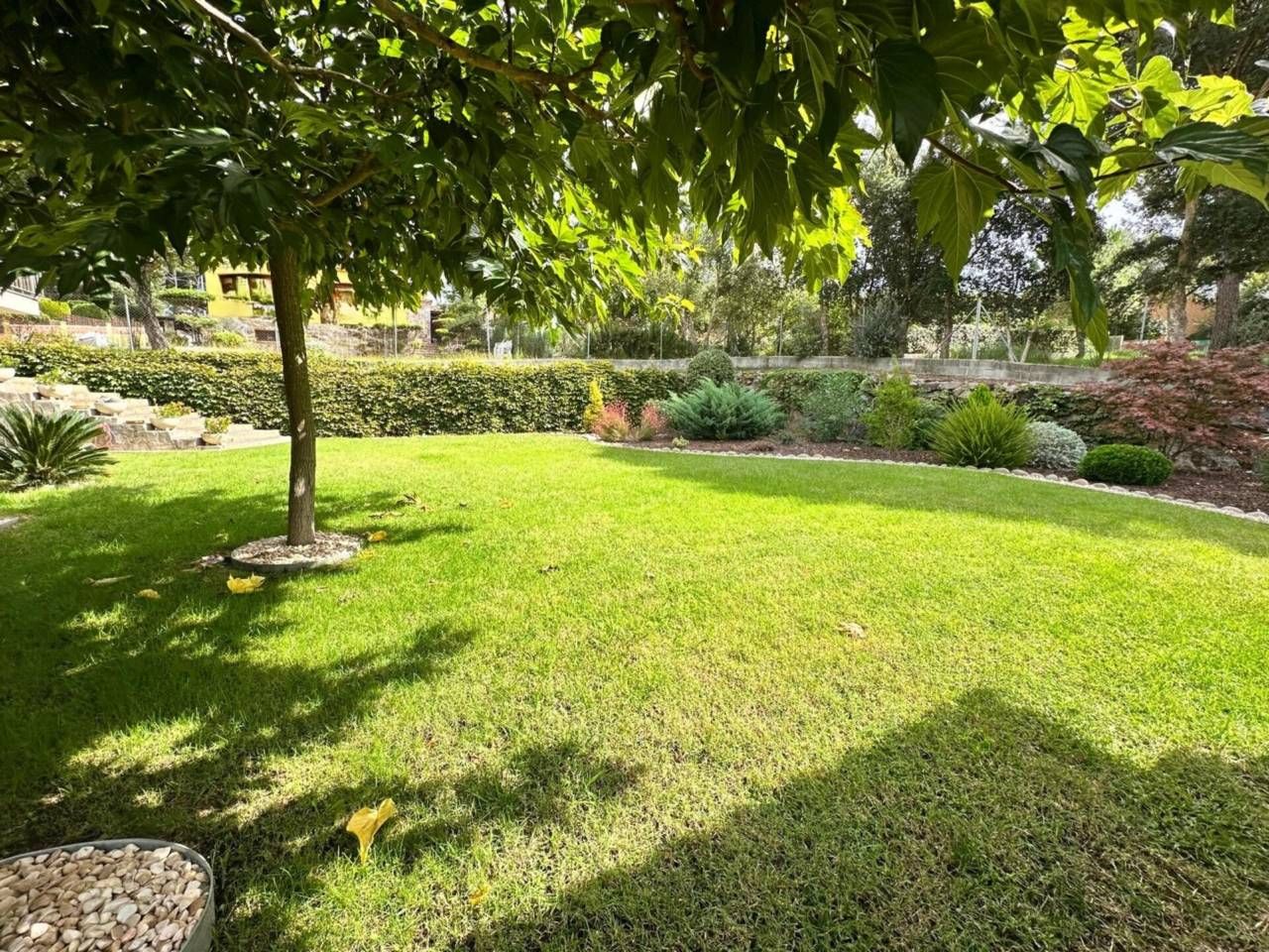 Jardí de Casa o xalet en venda en Caldes de Malavella amb Aire condicionat, Calefacció i Jardí privat