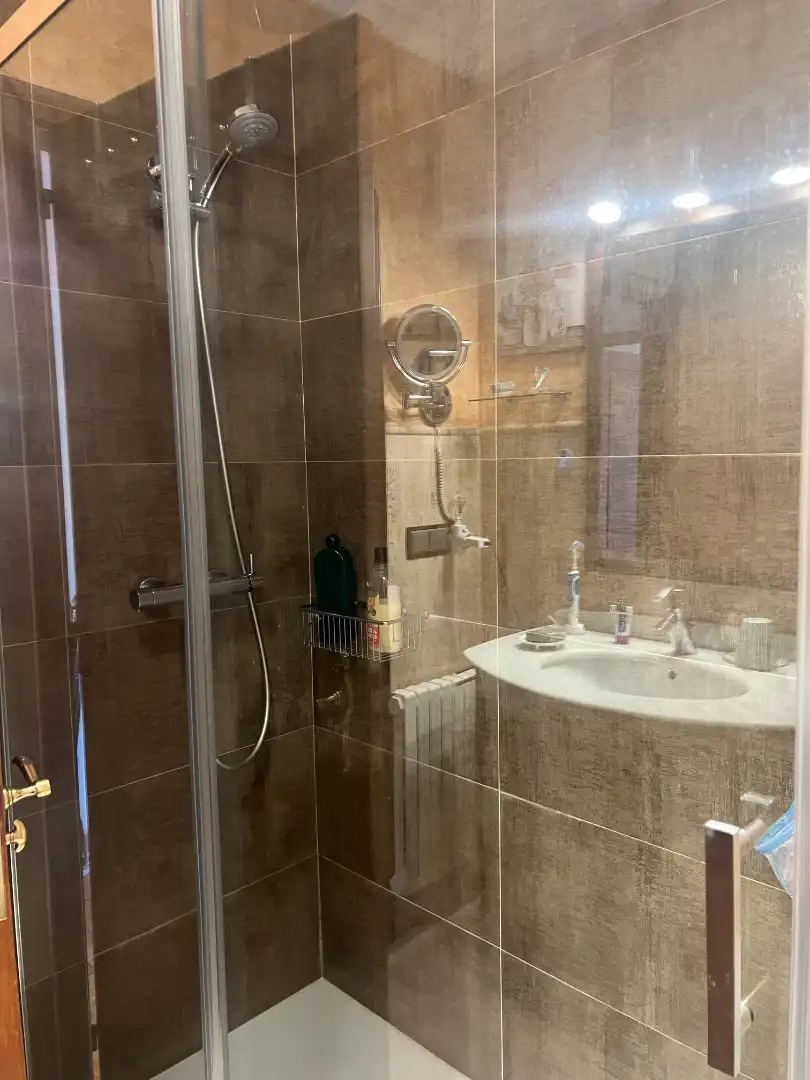 Bathroom of Apartments for sale in Baiona  with Heating, Furnished and Washing machine