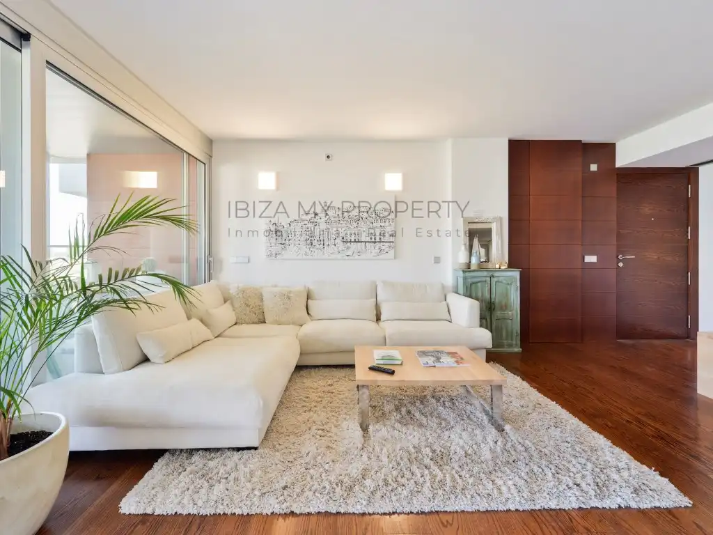 Sala de estar de Apartamento en venta en Eivissa con Aire acondicionado, Terraza y Amueblado