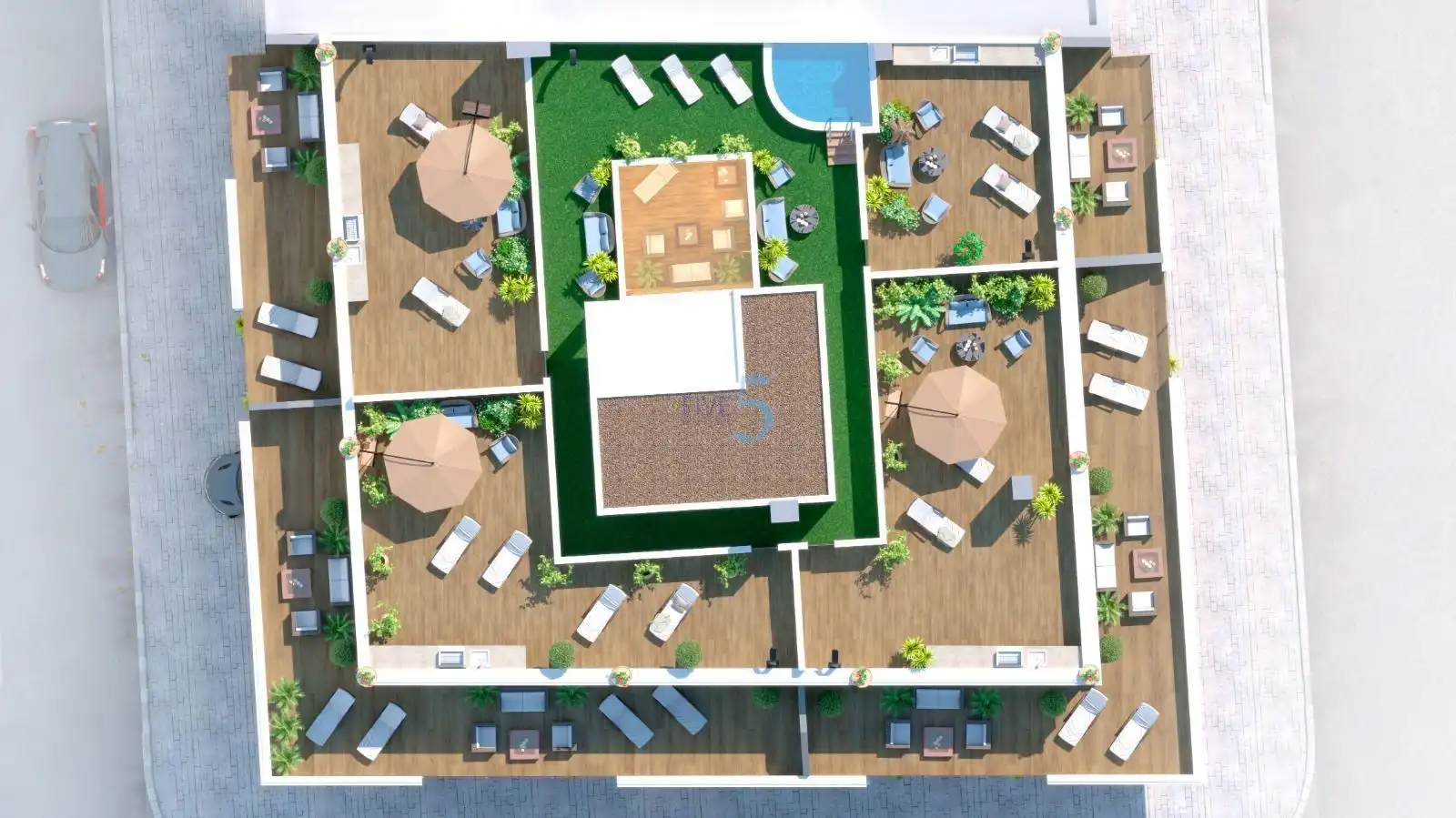 Penthouse mit Pool zum Verkauf in Centro, imagen 4