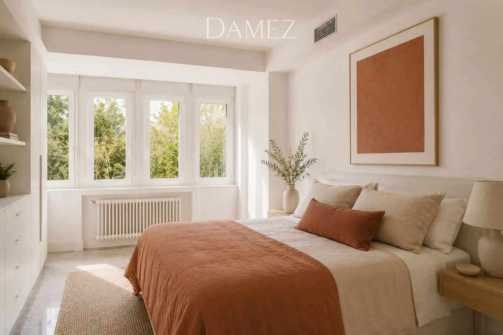 Schlafzimmer von Wohnung zum Verkauf in Madrid mit Klimaanlage, Heizung und Abstellraum