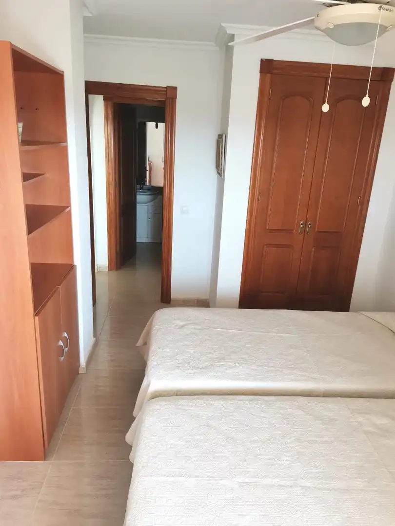 Bedroom of Apartments for rent in La Manga del Mar Menor  with Heating, Terrace and Swimming Pool