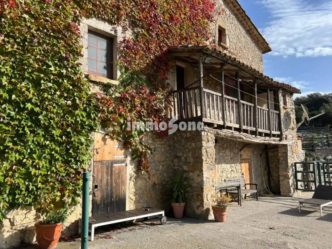 Vista exterior de Finca rústica en venta en Argelaguer con Calefacción, Jardín privado y Terraza