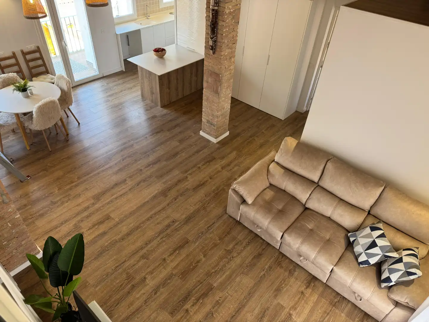Sala de estar de Piso de alquiler en Sagunto / Sagunt con Aire acondicionado, Amueblado y Horno