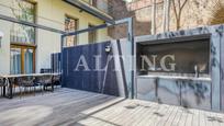 Terrace of Flat for sale in  Barcelona Capital  with Air Conditioner, Heating and Private garden